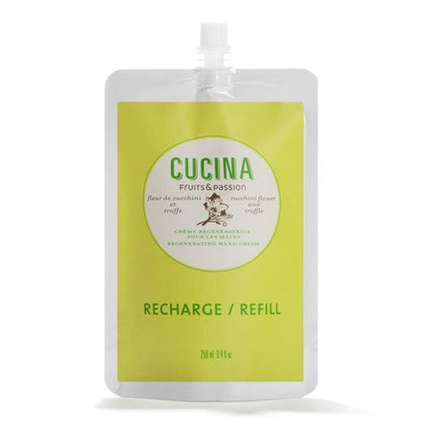 Fruits and Passion's Cucina Regenerating Hand Cream Refill (Scent Name: Zucchini Flower and Truffle)