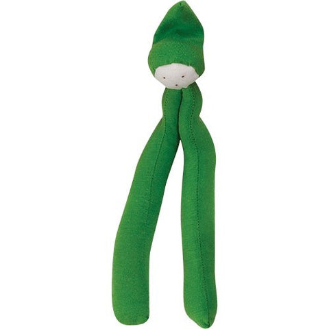 Organic Veggies and Fruit Safe Non-toxic Teething Toys for Baby (Color: Green)