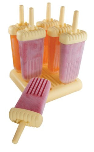 Tovolo Groovy Ice Pop Molds, Set of 6