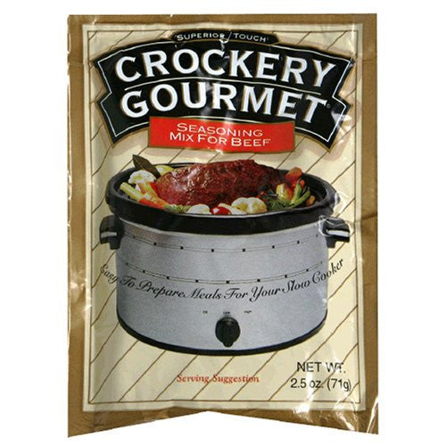 Crockery Gourmet Beef Crockery Cooking Seasoning Mix 2.5 OZ