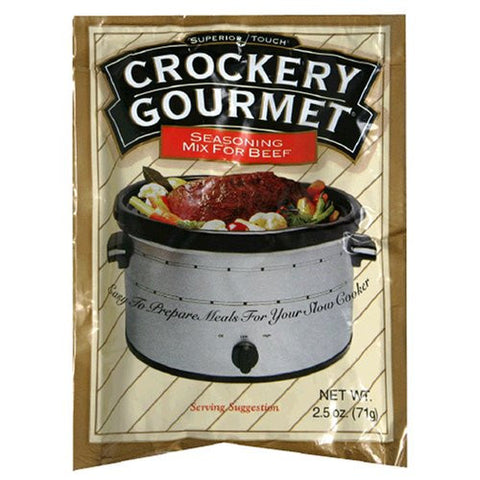 Crockery Gourmet Beef Crockery Cooking Seasoning Mix 2.5 OZ