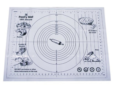 Silicone Pastry Mat, 19" x 25.5"
