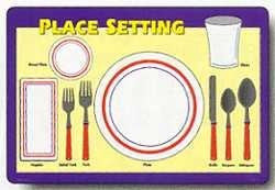 Painless Learning Place Setting Placemat