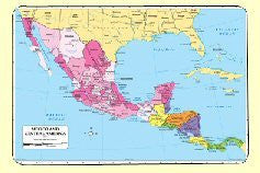 Painless Learning Mexico and Central America Placemat