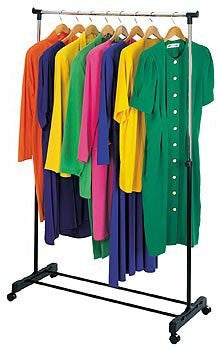 Garment Rack Chrome Adjustable