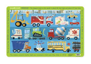 Crocodile Creek Placemat - Vehicles