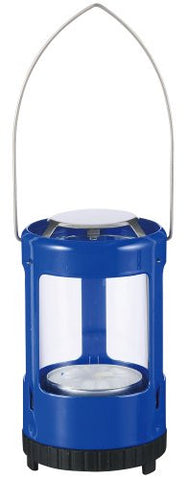 Mini Lantern Painted (Color: Blue)