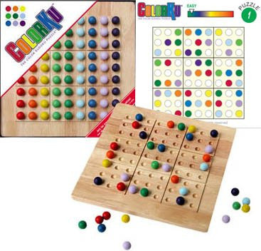 Colorku Solid Wood Colorku Game Set