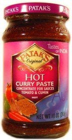 Pataks Curry Paste Hot 10.0 Oz