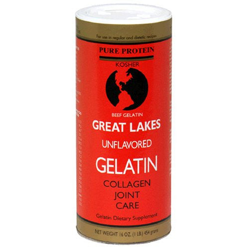 Great Lakes Unflavored Gelatin, Kosher, 16 Ounce Can