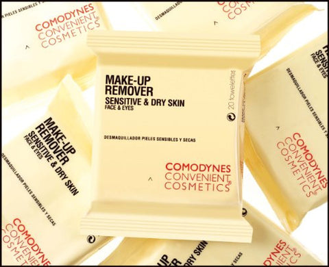 COMODYNES Make-Up Removers for Face & Eyes - OATS (sensitive or dry skin) - 3 PACK!!