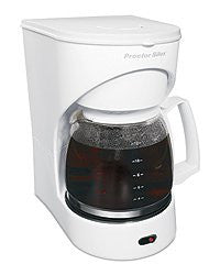 Proctor Silex 12-Cup Coffeemaker White