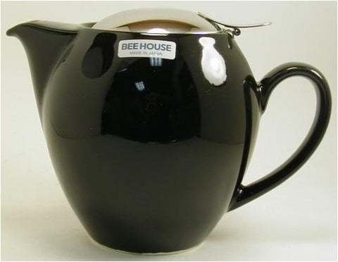 Round White Teapot 22 Ounces