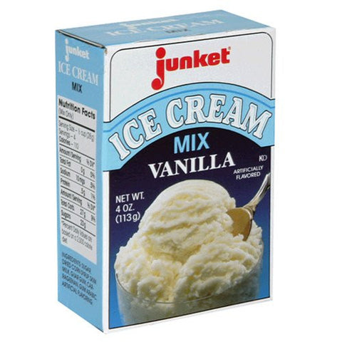 Junket Ice Cream Mix Vanilla 4.0 OZ