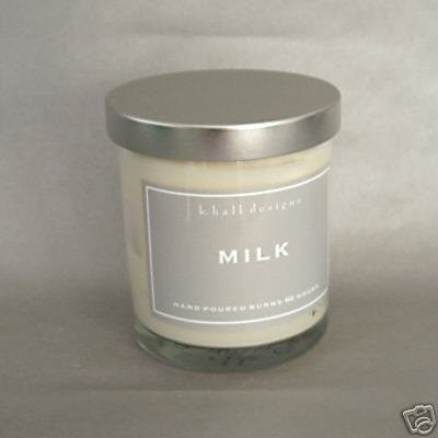 K.Hall Designs Milk (Vanilla, Coconut & Milk) Scented Vegetable Wax Candle