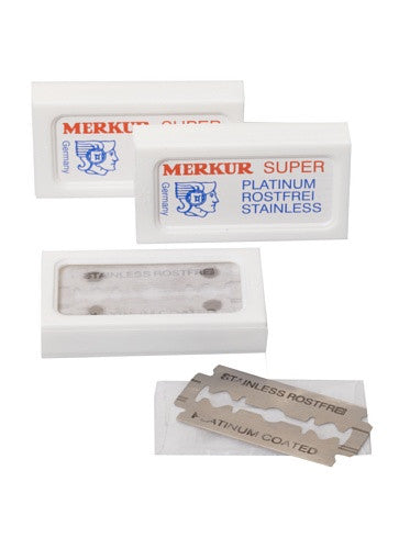 MERKUR SUPER PLATINIUM RAZOR BLADES