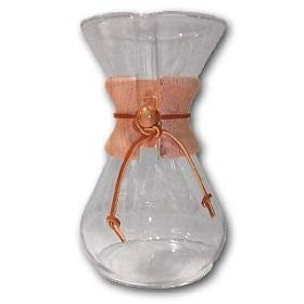 Chemex 10 cup, Coffeemaker with wood collar and tie