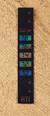 American Thermal Liquid Crystal Aquarium Thermometer Vertical Medium