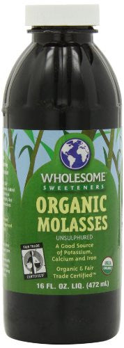 Wholesome Sweetners Fair Trade Organic Molassas 16.0 OZ