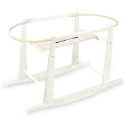 Regular Rocking Basket Stand - White