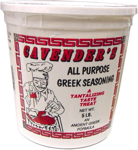 Cavender's All Purpose Greek Seasoning 5 lbs Tub