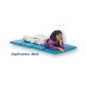 DayDreamer Rest Mat - 2" Thick; 2"x 24"x 48" - Folds to 12"x 24" -  Blue/Teal combo