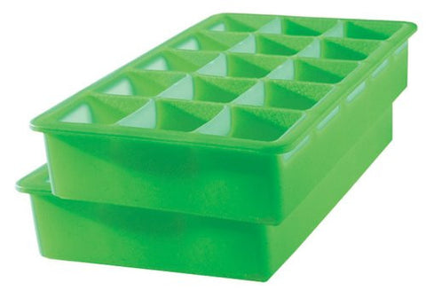 Tovolo Perfect Cube Silicone Ice Cube Tray, Set of 2