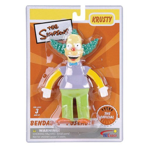 The Simpsons : Krusty the Clown 6 inch Bendable Figure