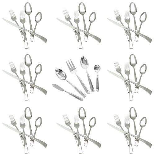 J.A. Henckels Bellasera 45-Piece Flatware Set, Service for 8