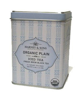 Organic Plain (Black) Iced Tea - 6 pouch tin