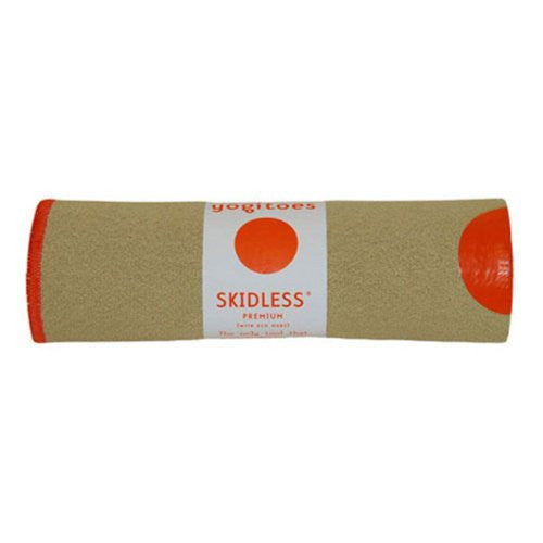 Hand-Size Yogitoes SKIDLESS Yoga Towel- Sand Tan