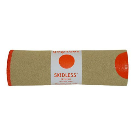 Hand-Size Yogitoes SKIDLESS Yoga Towel- Sand Tan
