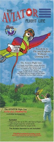 Aviator Bird Flight Line for pet birds will allow your bird to fly safely. For use only with the Aviator Bird Harness.