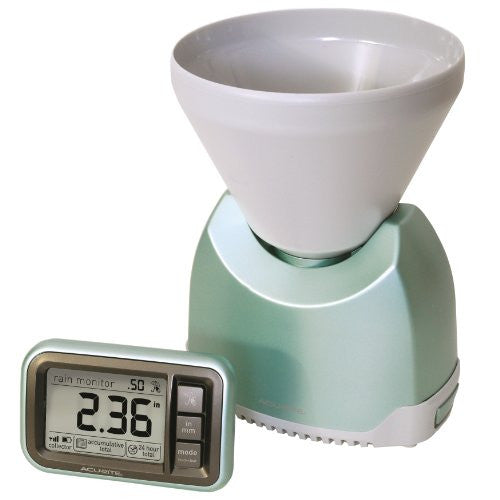 Digital Rain Gauge with Wireless Self-Emptying Rain Collector