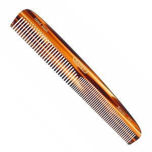 Kent The Handmade Comb - 16 mm Coarse and Fine Toothed Comb Sawcut 3T