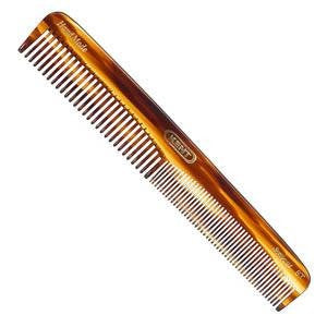 Kent The Handmade Comb - 182 mm Medium Coarse and Fine Toothed Comb Sawcut 6T
