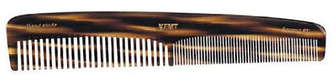 Kent The Handmade Comb - 192 mm Large Coarse and Fine Toothed Comb Sawcut 9T