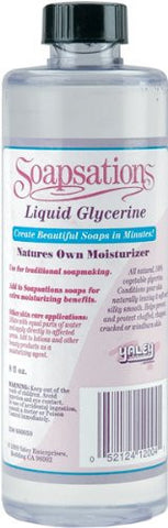 Soapsations Liquid Glycerine 8 Oz. Bottle
