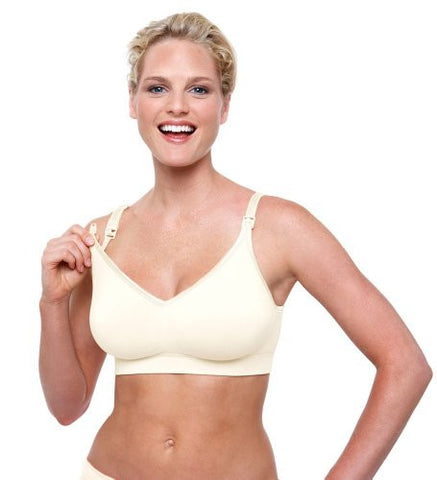 Bravado Designs The Body Silk Seamless Nursing Bra (Large) (Ivory)