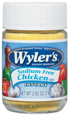 Wyler's Sodium Free Chicken Bouillon 2.62 OZ