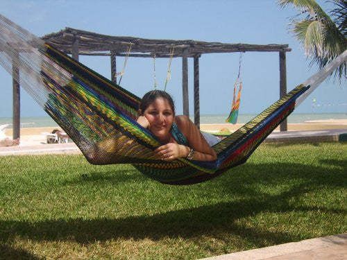 Mayan Hammock, Double Size, Multicolor