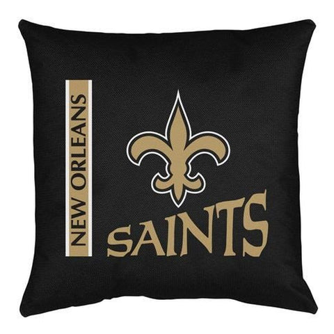 LOCKER ROOM PILLOW New Orleans Saints - Color Black - 18x18