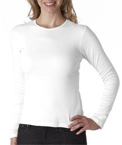 Bella + Canvas Womens Baby Rib Long-Sleeve T-Shirt