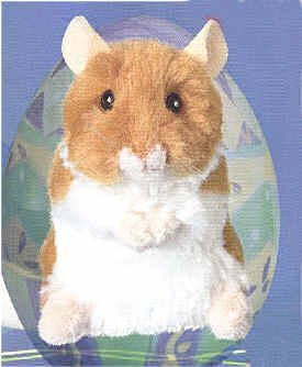 Plush Brushy Hamster 5"