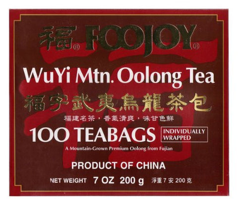 Foojoy Wuyi Mt. Oolong (Wu Long) Weight Loss Tea 100 Tea Bags