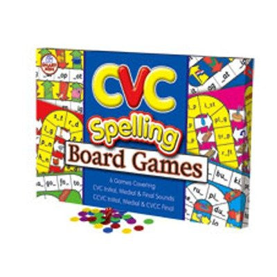 CVC Spelling Board Games