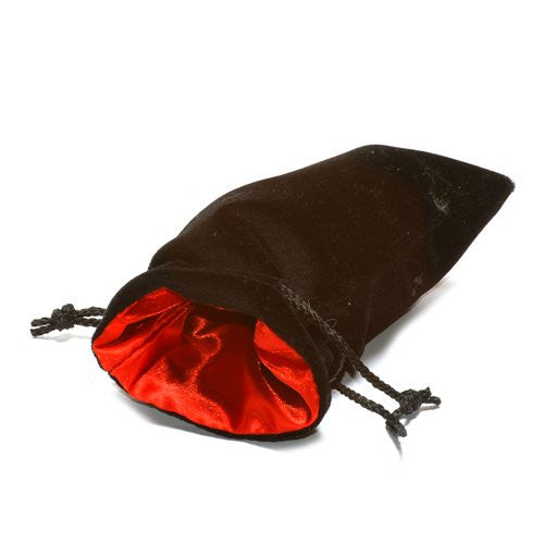 VELVET BAG- 5"X8", red