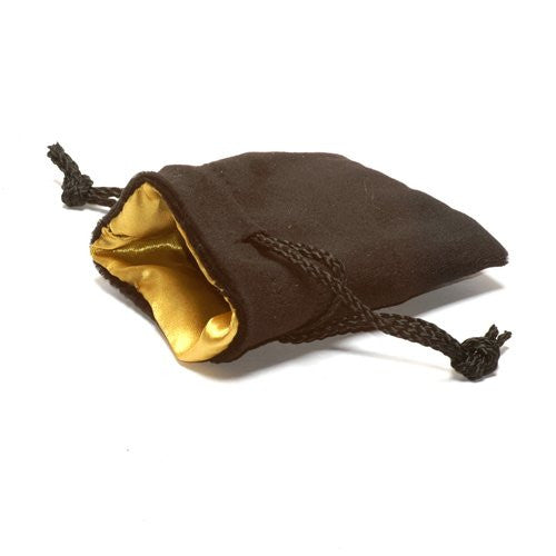 VELVET BAG- 3.75X4", gold