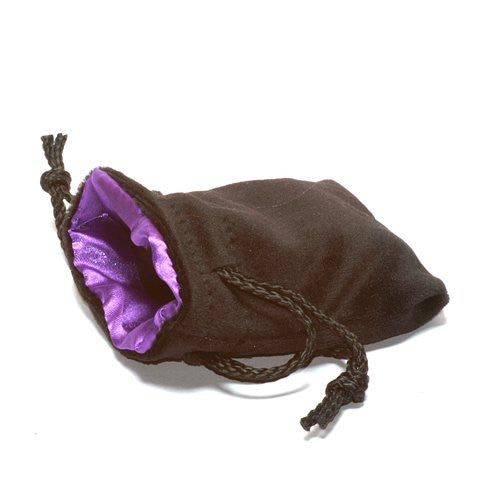 VELVET BAG- 3.75X4" purple