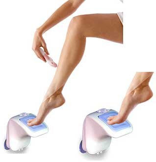 Zadro Luma Step-N-Shave, White and Purple Finish
